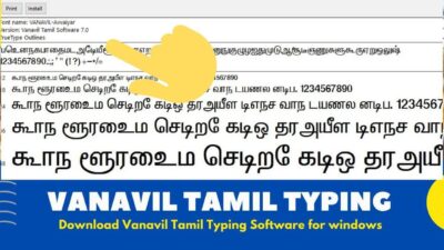 vanavil tamil font keyman free download